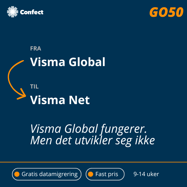 GO50 - Visma Global til Visma Net
