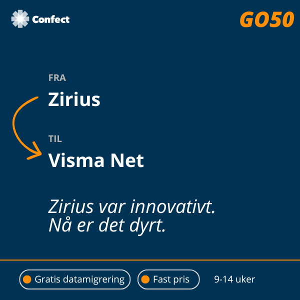 GO50 - Zirius til Visma Net